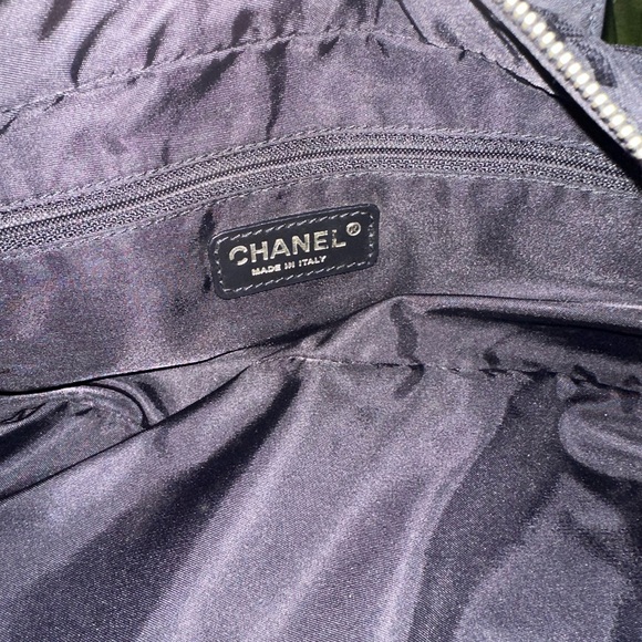 Chanel Mini Travel Line Canvas Black Handbag - Picture 10 of 15